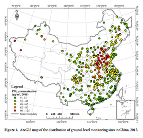 Estimation of PM2.5 concentrations in China using a spatial back propagation neural network thumbnail