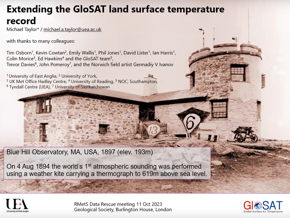 RMetS Data Rescue: discovery and recovery of historic climate observations thumbnail